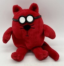 Gund Dilbert Catbert Red Cat Glasses Plush Stuffed Toy 5 inch Bean Bag - $14.01