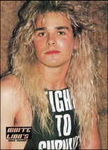 White Lion Mike Tramp + W.A.S.P. Blackie Lawless 1989 pin-up photo print - £3.30 GBP