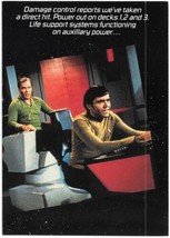 Classic Star Trek Captain Kirk and Chekov Greeting Card 1986 #250623 NEW UNUSED - £5.42 GBP