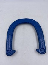 Royal Forged Steel Genuine Blue St Pierre Horseshoe Yard Games Collectible - $14.00
