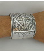 Moroccan Bracelet Tuareg Silver Handmade African Tribal Jewelry Ethnic B... - £160.83 GBP