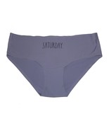 RAE DUNN Day of the Week &quot;SATURDAY&quot; Greyish Purple Hipster Panties Wm&#39;s ... - $166.68 MXN