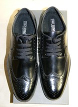 **Stacy Adams Garrison Shoes - Black Size 9M UK8 EUR42 24916 486727 - £77.49 GBP