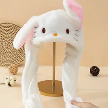 White Bunny Rabbit Moving Ears Hat Novelty NEW Melody - $13.88