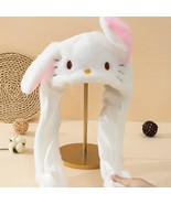 White Bunny Rabbit Moving Ears Hat Novelty NEW Melody - £10.90 GBP