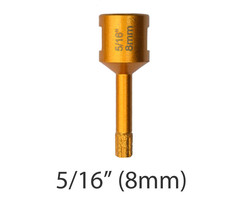 5/16&quot; 8mm Vacuum Brazed Diamond Drill Dry Grinder Core Porcelains Granit... - £12.40 GBP