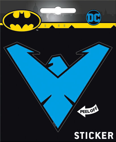 DC Comics Nightwing Blue Eagle V Logo Peel Off Sticker Decal NEW SEALED - $3.99