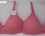 ON GOSSAMER Pink Wire Free Lift Sleek &amp; Lace Bra Size 36C Style G9226 Lo... - £31.63 GBP