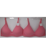 ON GOSSAMER Pink Wire Free Lift Sleek &amp; Lace Bra Size 36C Style G9226 Lo... - £31.08 GBP