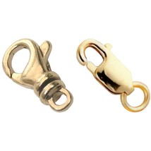 Lobster Clasp 14 k Swivel Claw 13.5 x 6.3mm 10K w/Jump Ring (7.90mm) Kit - $104.23