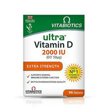 Ultra Vitamin D3 2000IU Tablets x 96 - £9.77 GBP