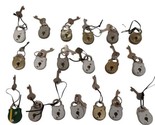 Lot of 20 Miniature Padlocks w Keys Luggage Locks Novelty Locks - $34.60