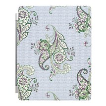 Cost Plus World Market Ipad Cover Blue Purple Magnetic Paisley Fits 9.45... - $12.25