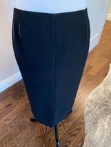 EUC GUCCI Black 100% Wool Pencil Skirt SZ IT 44/US 8 - £152.52 GBP