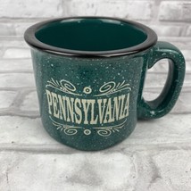 Pennsylvania Tourist Speckled Green Coffee Mug Cup Large - £13.05 GBP