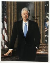 President Bill Clinton Autographed Signed Glossy 11x14 Photo - Lifetime COA - £196.64 GBP