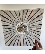 VINTAGE GEORGES BRIARD Bent Glass 22k Gold Bird Dish 1950s-70s 9.5&quot; Tray - $40.61 CAD