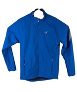 ASICS Mens Ultra Waterproof Running Jacket Blue Mens Reflective Strip sz... - $750.60 MXN
