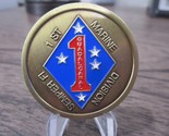 USMC United States Marine Corps 1st Marine Division Challenge Coin #35R - $16.82