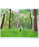 The Forest Can Be Forboding original hand printed monotype print - $34.17 CAD
