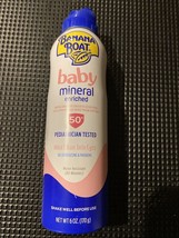 Banana Boat Baby Mineral Enriched SPF 50+ Spray Tear Free 6 OZ - $9.49