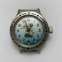 Vintage Vostok Amphibia Komandirskie USSR Mechanical Watch Sailboat Dial... - $650.00
