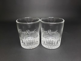 Set of 2 Limited Edition Crown Royal Est 1939 Embossed Ribbed 8oz Rocks ... - $15.42