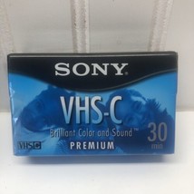 Sony VHS-C Tape 30 Minute Brand New Sealed Premium - $3.96