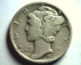 1931-S MERCURY DIME VERY FINE+ VF+ NICE ORIGINAL COIN BOBS COINS FAST SH... - $19.00