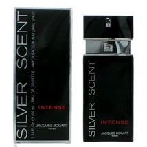 Silver Scent Intense by Jacques Bogart, 3.4 oz Eau De Toilette Spray for Men - £42.48 GBP