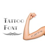 Tattoo Font | Best Tattoo Fonts | Traditional Tattoo Font | Alphabetical Font  - $10.00