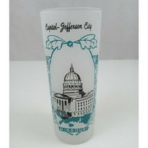Vintage Collectors Missouri Capitol-Jefferson City Frosted  Tumbler Glas... - $14.84