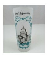 Vintage Collectors Missouri Capitol-Jefferson City Frosted  Tumbler Glas... - $275.45 MXN