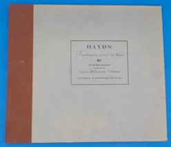 12&quot; Thomas Beecham LPHO 78 Record Set COLUMBIA M-264 HAYDN Symphony No. 99  - £7.77 GBP