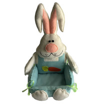 Bunny Rabbit Basket Tray Sitter Handmade Felt Treat Candy Catch All East... - $35.00