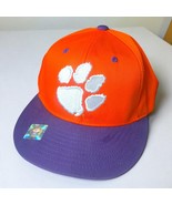 Clemson Tigers Hat Cap Snap Back Orange Purple College NCAA Football Log... - $19.75