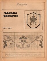 Vintage Canada Creates Needlepoint Pattern book Vol 1 No. 1  1978 - $7.99