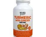 Turmeric with Ginger Pills 550mg 90 Capsules Wellness Garden Exp. 07/2026 - £14.02 GBP