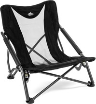 Low Profile Folding Chair For Camping, Beach, Picnics, Barbeques, And Sporting - £37.73 GBP