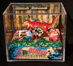 Cadillac &amp; Dinosaurs - 3D Cube Handmade Diorama - Video Games - Shadowbox - £54.09 GBP