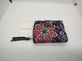 Bella Taylor Quilted Small Wallet Serafina Black Floral - £6.25 GBP