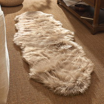Ashler Faux Fur Rug, Fluffy Shaggy Area Rug Ultra Soft 2 X 6 Feet Sheeps... - €60,23 EUR