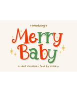 Merry Baby Font - $186.00 MXN