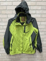 Diamond Candy Jacket XL Women Green Gray Windbreaker Outdoor Camel  YGIP2-515 - £17.77 GBP