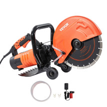 VEVOR 12'' Electric Concrete Saw Wet/Dry Saw Cutter with Water Pump and Blade - $253.99