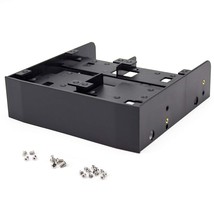 Qiilu Hard Disk Drive Mounting Kit, 2.5&quot; / 3.5&quot; HDD/SSD to 5.25&quot; Floppy ... - £20.39 GBP