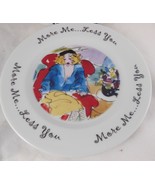 More me Less You  7.75&quot; Hand Painted Salad Plate Anna Ormsby House of Pr... - $9.48 CAD