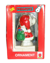 Peanuts Snoopy Santa Claus Bag of Toys Dog Christmas Ornament Snoopy Dol... - $146.63 MXN