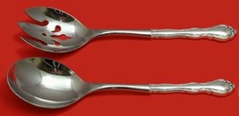 Fontana by Towle Sterling Silver Salad Serving Set Pierced 10 1/2" Custom Made - $132.76