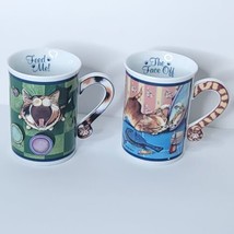 Gary Patterson Coffee Mugs Tea Cups The Face Off Feed Me Lot Of 2 NEW - £31.60 GBP